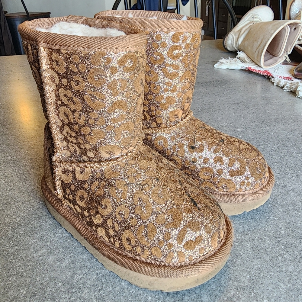 Toddler Uggs Leopard Glitter
